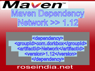 Maven dependency of Network version 1.12