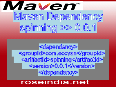 Maven dependency of spinning version 0.0.1