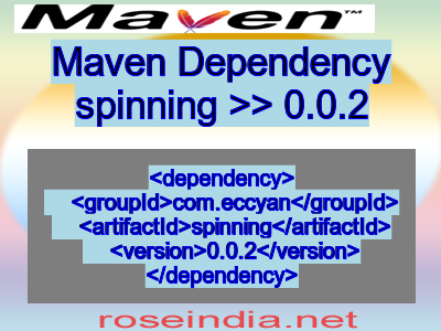 Maven dependency of spinning version 0.0.2