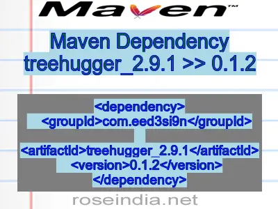 Maven dependency of treehugger_2.9.1 version 0.1.2