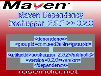 Maven dependency of treehugger_2.9.2 version 0.2.0