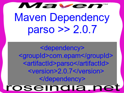 Maven dependency of parso version 2.0.7