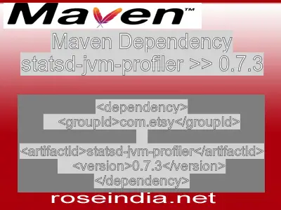 Maven dependency of statsd-jvm-profiler version 0.7.3