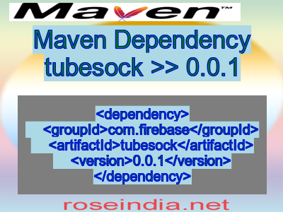 Maven dependency of tubesock version 0.0.1