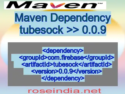 Maven dependency of tubesock version 0.0.9