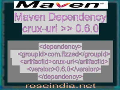 Maven dependency of crux-uri version 0.6.0