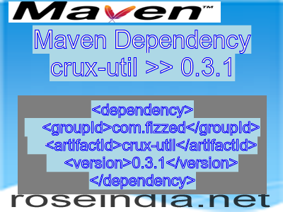 Maven dependency of crux-util version 0.3.1