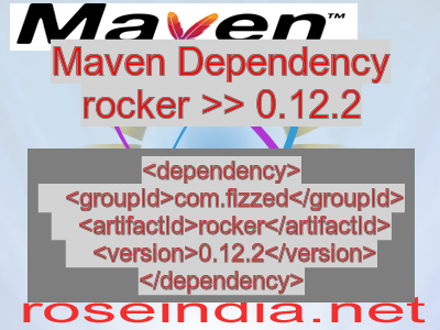 Maven dependency of rocker version 0.12.2