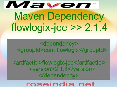 Maven dependency of flowlogix-jee version 2.1.4