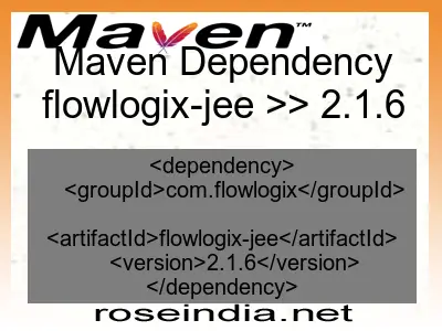 Maven dependency of flowlogix-jee version 2.1.6