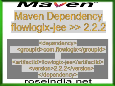 Maven dependency of flowlogix-jee version 2.2.2