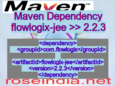 Maven dependency of flowlogix-jee version 2.2.3