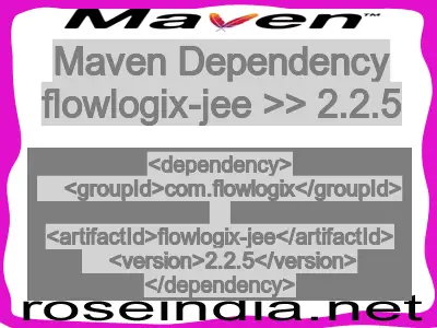 Maven dependency of flowlogix-jee version 2.2.5