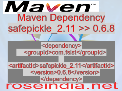Maven dependency of safepickle_2.11 version 0.6.8