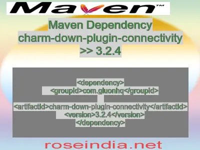 Maven dependency of charm-down-plugin-connectivity version 3.2.4