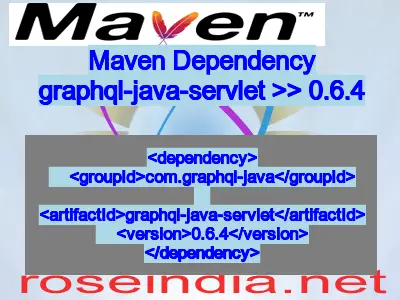 Maven dependency of graphql-java-servlet version 0.6.4