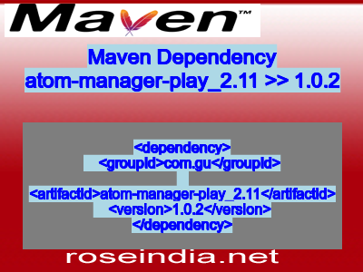 Maven dependency of atom-manager-play_2.11 version 1.0.2