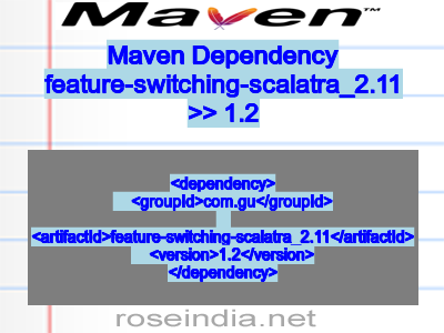 Maven dependency of feature-switching-scalatra_2.11 version 1.2
