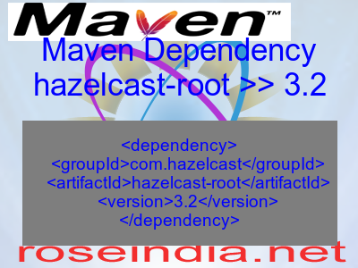 Maven dependency of hazelcast-root version 3.2