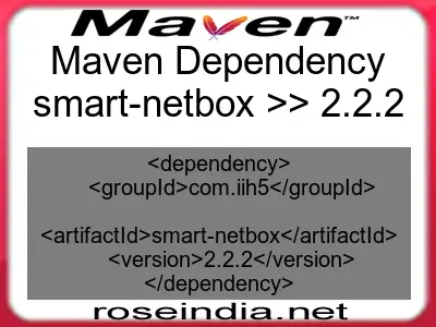 Maven dependency of smart-netbox version 2.2.2