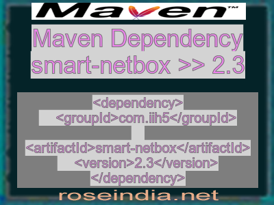 Maven dependency of smart-netbox version 2.3