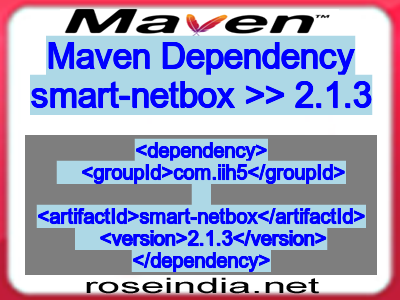 Maven dependency of smart-netbox version 2.1.3
