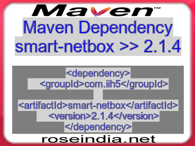 Maven dependency of smart-netbox version 2.1.4