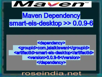 Maven dependency of smart-eis-desktop version 0.0.9-6