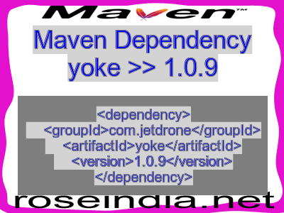 Maven dependency of yoke version 1.0.9