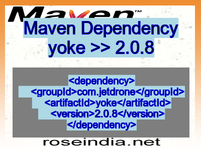 Maven dependency of yoke version 2.0.8