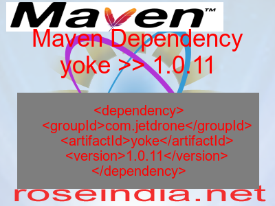 Maven dependency of yoke version 1.0.11
