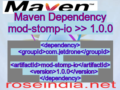 Maven dependency of mod-stomp-io version 1.0.0