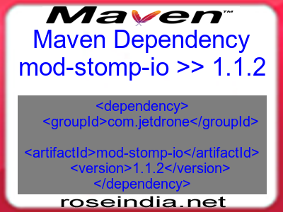 Maven dependency of mod-stomp-io version 1.1.2