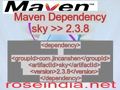 Maven dependency of sky version 2.3.8