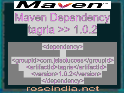 Maven dependency of tagria version 1.0.2