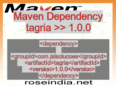 Maven dependency of tagria version 1.0.0