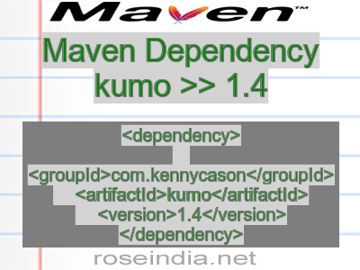 Maven dependency of kumo version 1.4
