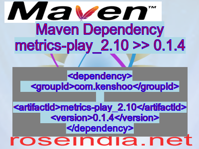 Maven dependency of metrics-play_2.10 version 0.1.4
