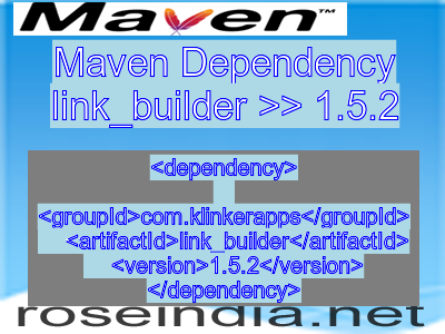 Maven dependency of link_builder version 1.5.2
