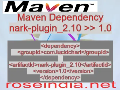 Maven dependency of nark-plugin_2.10 version 1.0