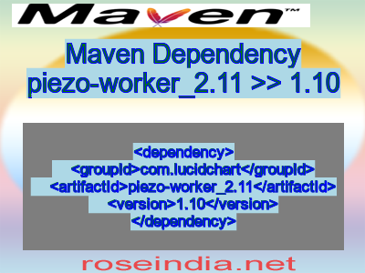 Maven dependency of piezo-worker_2.11 version 1.10