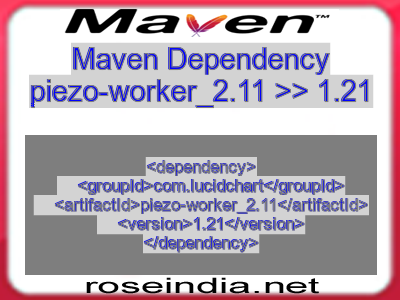 Maven dependency of piezo-worker_2.11 version 1.21