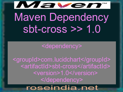Maven dependency of sbt-cross version 1.0