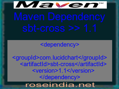 Maven dependency of sbt-cross version 1.1