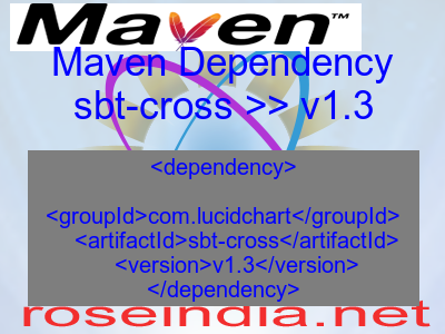 Maven dependency of sbt-cross version v1.3