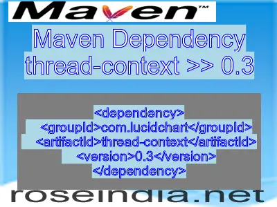 Maven dependency of thread-context version 0.3