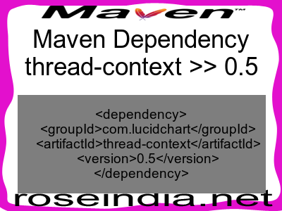 Maven dependency of thread-context version 0.5