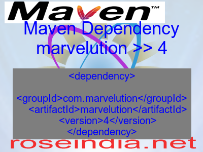 Maven dependency of marvelution version 4