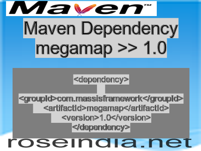 Maven dependency of megamap version 1.0