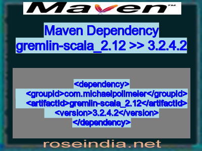 Maven dependency of gremlin-scala_2.12 version 3.2.4.2